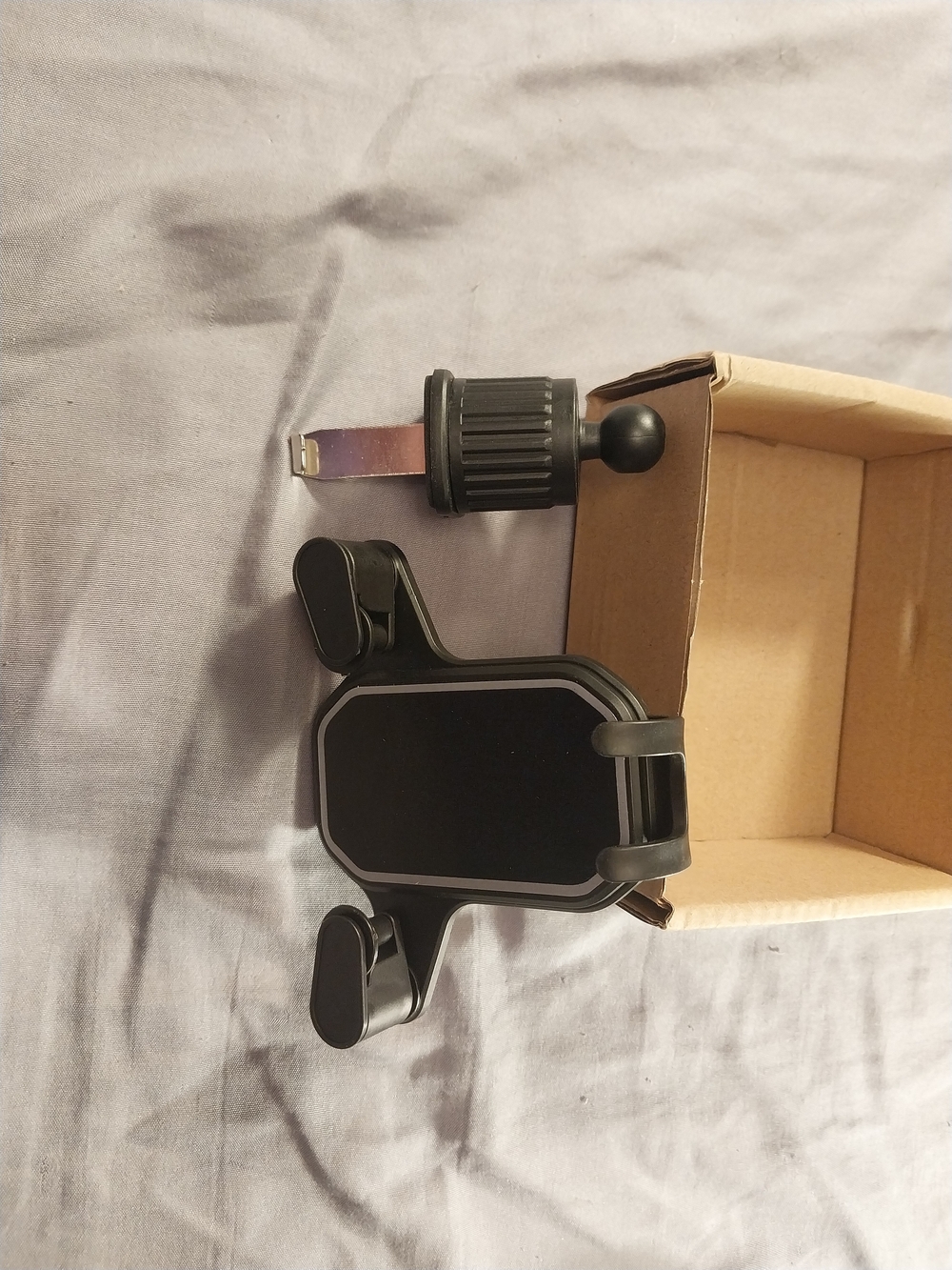 Set Of 2 Black Car Air Vent Phone Mount Gravity Clamp #332